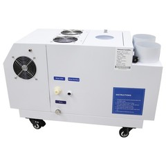110V Ultrasonic Humidifier 9kg/h Mist Fog Cool Maker Cooler Sprayer 2 Outlets