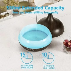 2PC Aroma Diffuser Humidifier With 12x33oz Essential Oils Colorful LED & Remote