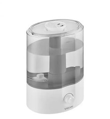 Vissani 1 Gal Ultrasonic Humidifier Cool Mist 360 Dual Nozzle for Medium Room
