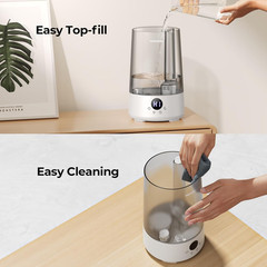 Humidifiers for Bedroom Home, 3.6 L Cool Mist Top-Fill 34H Super Long Time, Quie
