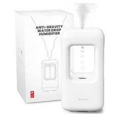 Winben 600ml Humidifier Anti-Gravity Water Drop Ultrasonic Humidifier – White