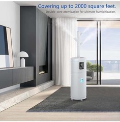 Hiswelle Large Humidifiers for Bedroom, 4.5 Gal Cool Mist Humidifier for…