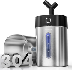 Stainless Steel Humidifier Easy Clean, 1Gal/4L Cool Mist Humidifiers for Bedroom