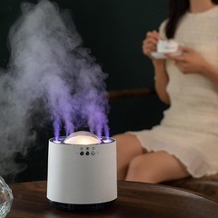 Air Humidifier with Lights Multipurpose 800ml Portable Mist Humidifier Quiet