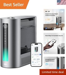 Aroma-Infused 6L Humidifier with Digital Display & Voice Activation, HM713S