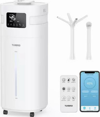 TURBRO GLH20WIFI 5.2 Gal Ultrasonic Tower Humidifier Wi-Fi/App Remote Top Fill