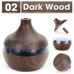 Home Wood Grain Air Humidifier Purifier Aroma Diffuser USB Ultrasonic Cool Mist
