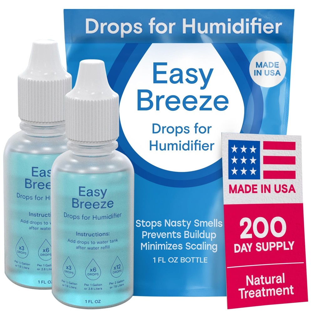2 Pack Humidifier Cleaner Drops Made in USA All Models