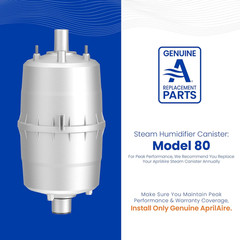 80 Replacement Canister for Steam Humidifier Models 800, 801, 865, and 866 (Pac