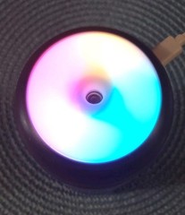 300ML Navy Blue Mini Humidifier Personal Desktop Car 2 Mist Modes LED USB Cable