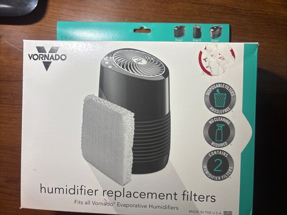 Vornado 2-Pack Evaporative Humidifier Replacement Filters Model: Wick, MD1-0002