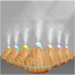 350ML Ultrasonic Essential Oil Diffuser with 7-Color LED Light – Premium Quality