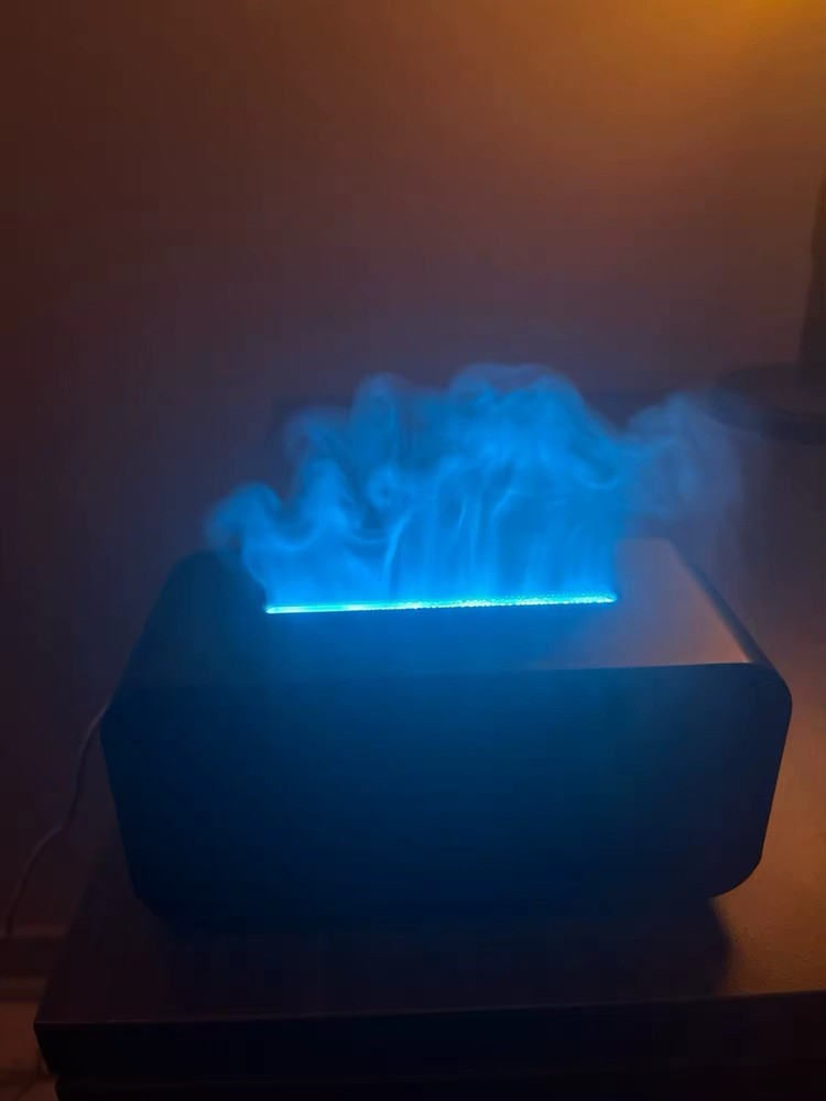 Umidificador de ar, Difusor colorido do aroma de chama criador de fresco Air