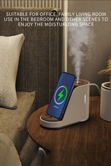 Adjustable Spray Size Wireless Charging Humidifier Over Voltage Protection