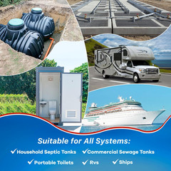 Septic Tank Treatment Pods – 12 Pcs for 1-Year Supply | Beneficial Bacteria & En