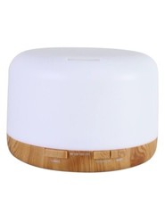 Air Purifier and Humidifier For Home Portable Wood Brown and Dark Brown