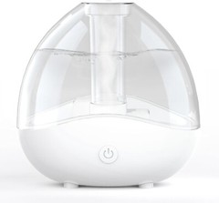Ultrasonic Humidifier, WHITE – Quiet Removable Tank Up to 24 Hrs Per Fill
