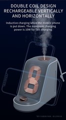 Adjustable Spray Size Wireless Charging Humidifier Over Voltage Protection