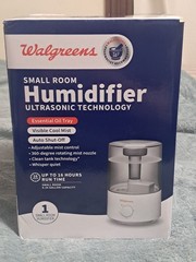 Walgreens Humidifier Ultrasonic Technology Visible Cool Mist Auto Shut Off Quiet