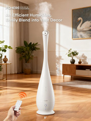 5L Large Room Humidifier, 48H Cool Mist, Quiet, 3 Speeds, Aroma Box