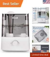 Classic300 Top Fill Humidifier – 60-Hour Runtime, BPA-Free & Ideal for Babies