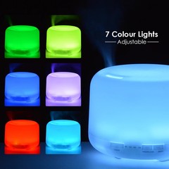 Air Humidifier Aroma Diffuser With Power Adapter, Essential Oil Machine With Sev