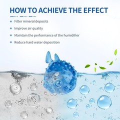 Humidifier Cleaning Fish 2-Pack – Enhance Air Quality & Eliminate Dust