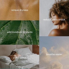 Ultra-Quiet Aromatherapy Humidifier for Bedrooms & Offices, 400 sq ft Coverage