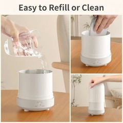 Portable LED Essential Oil Diffuser Aroma Humidifier Aromatherapy Air Purifier