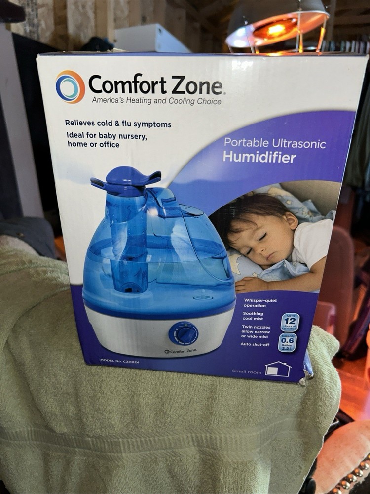 Comfort Zone Portable Ultrasonic Humidifier (Model No. CZHD24)