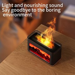Flame Humidifier Aroma Diffuser, Essential Oil, Air Humidifier, LED Aromatherapy