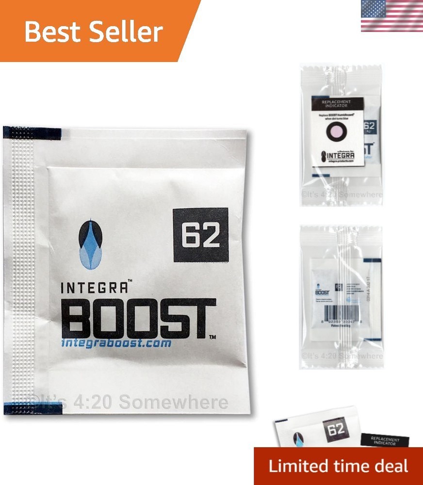 Professional-Grade 62% RH Humidity Control Pack – 4g x 12 for Storage Stability