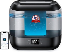 Humidificador inteligente de niebla fría y caliente para dormitorio 4 L, 32 hrs