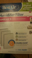 Bestair H100-3-5 Holmes Replacement Wick Filter