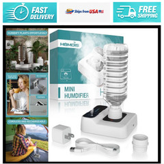 Portable Mini Humidifier for Plants, Bedroom, Office, Car – Quiet 23dB, Auto-Off
