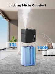13L Humidifier Large Room 800ft² 100H Runtime Auto Control