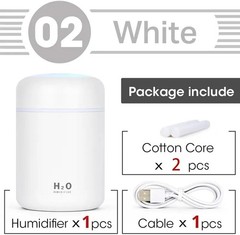 Lightweight USB Mini Humidifier with Night Light – Perfect for Travel & Home