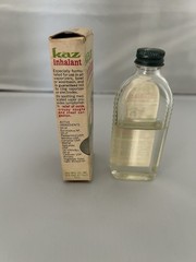 Vintage Kaz Inhalant Steam Activated Medication Congestion Cold 50% Full
