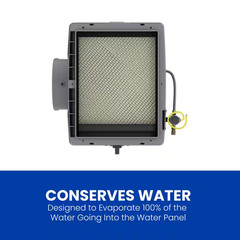Model 400 M Water Saver 17 Gal. for up to 5,000 Sq. Ft. Whole-House Evaporative