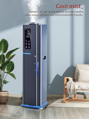 2.64Gal Humidifiers for Bedroom Large Room, Warm and Cool Mist up to 500Ft², Amb