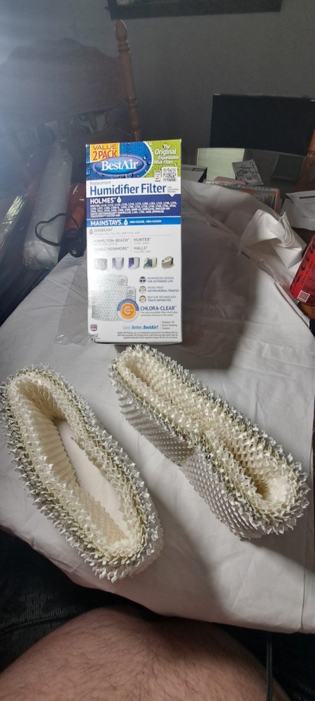 BestAir H62-2PK Replacement Humidifier Filters