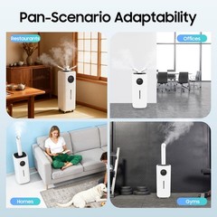 21L Large Humidifier, 35dB Touch Control Humidifier, 110W Commercial Humidifier