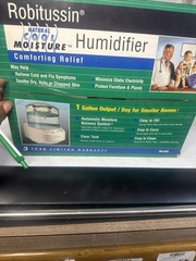 Robitussin Humidifier Natural Cool Moisture Comforting Relief 1 Gallon DH-832