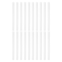 20 x Humidifier Cotton Filter Stick Humidifier Refill Stick 6.3” x 0.39” White