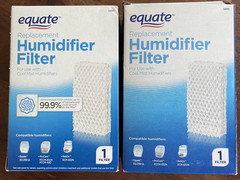 Lot Of 2 Equate Procare Duracraft Replacement Cool Mist Humidifier Filters NEW