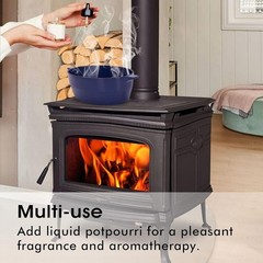 Cast Iron Wood Stove Humidifier Steamer Automatic Large Capacity Aroma Diffuser