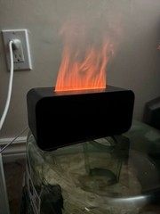 Umidificador de ar, Difusor colorido do aroma de chama criador de fresco