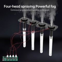 4Pc TypeC Humidifier DIY Kit Ultrasonic Mist Maker Driver Circuit Board 4 Fogger