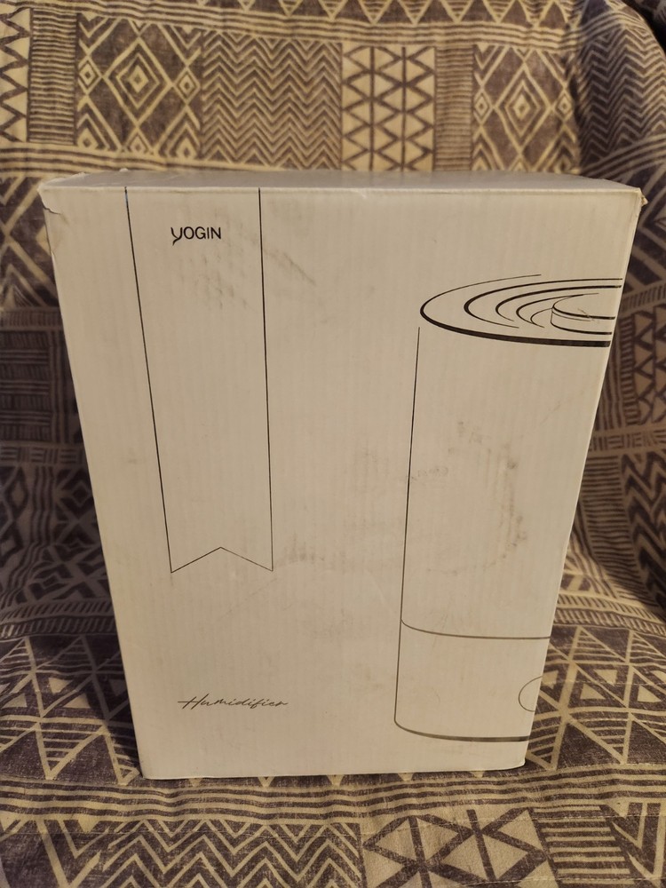 Yogin Ultrasonic Humidifier HU25-02A / HU25-04A White With Timer Brand New