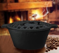 Woodstove Steamer Stove Humidifier Cast Iron Lattice Top Rust Resistant 2.3 Q…